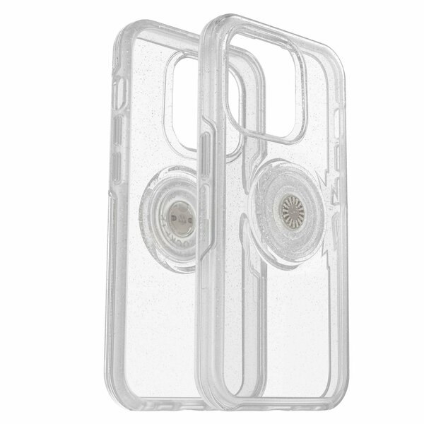 Otterbox Otter + Pop Symmetry Clear Case With Popgrip For Apple Iphone 14 Pro , Stardust Pop 77-88807